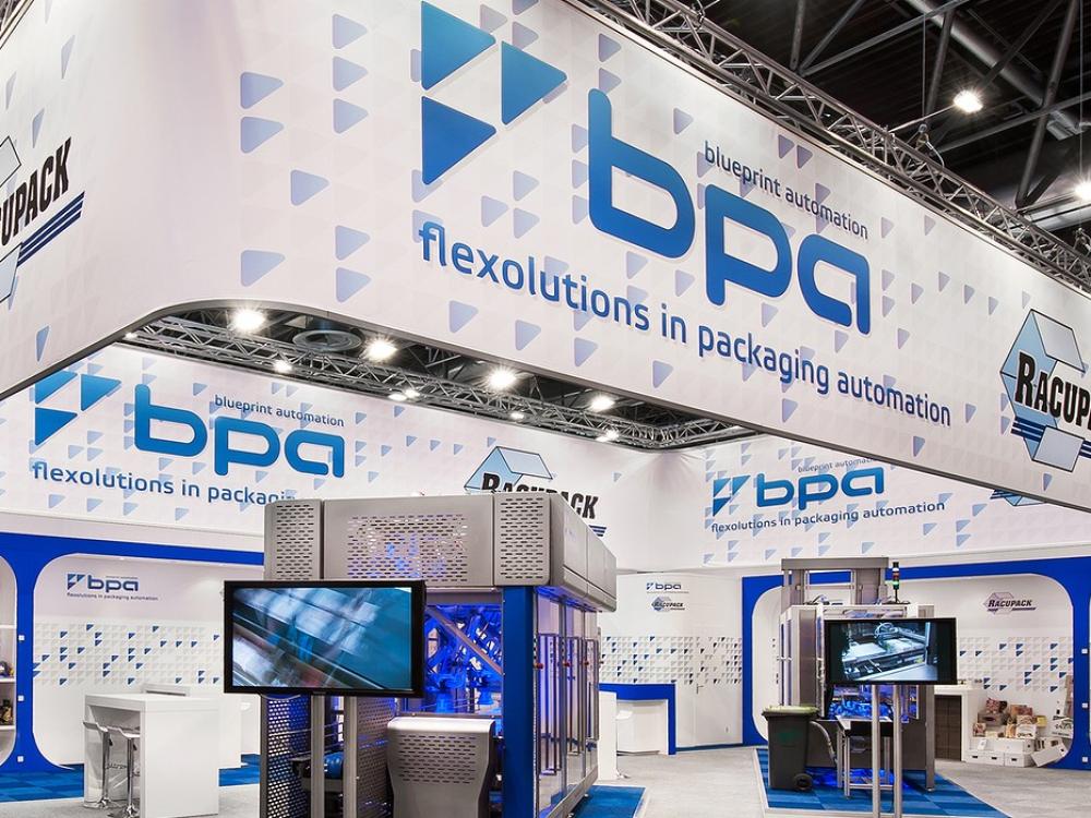 BluePrint Automation en Racupack - Interpack - Messe Düsseldorf